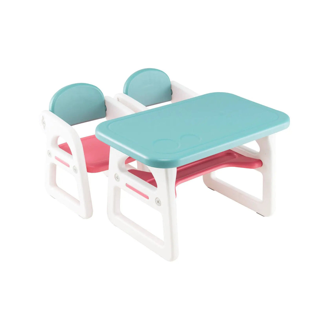Kids Table and Chair Set with Building Blocks by DirectDeals