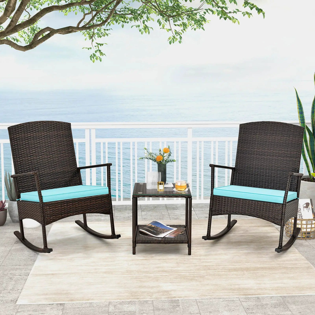 3 Piece Patio Rocking by DirectDeals