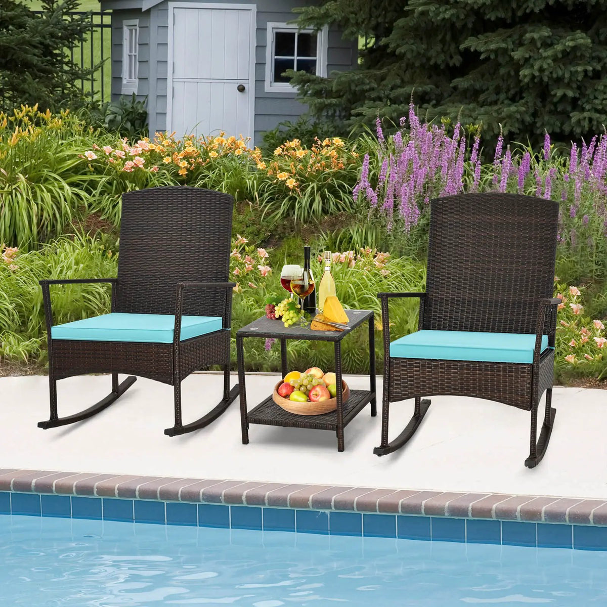 3 Piece Patio Rocking by DirectDeals