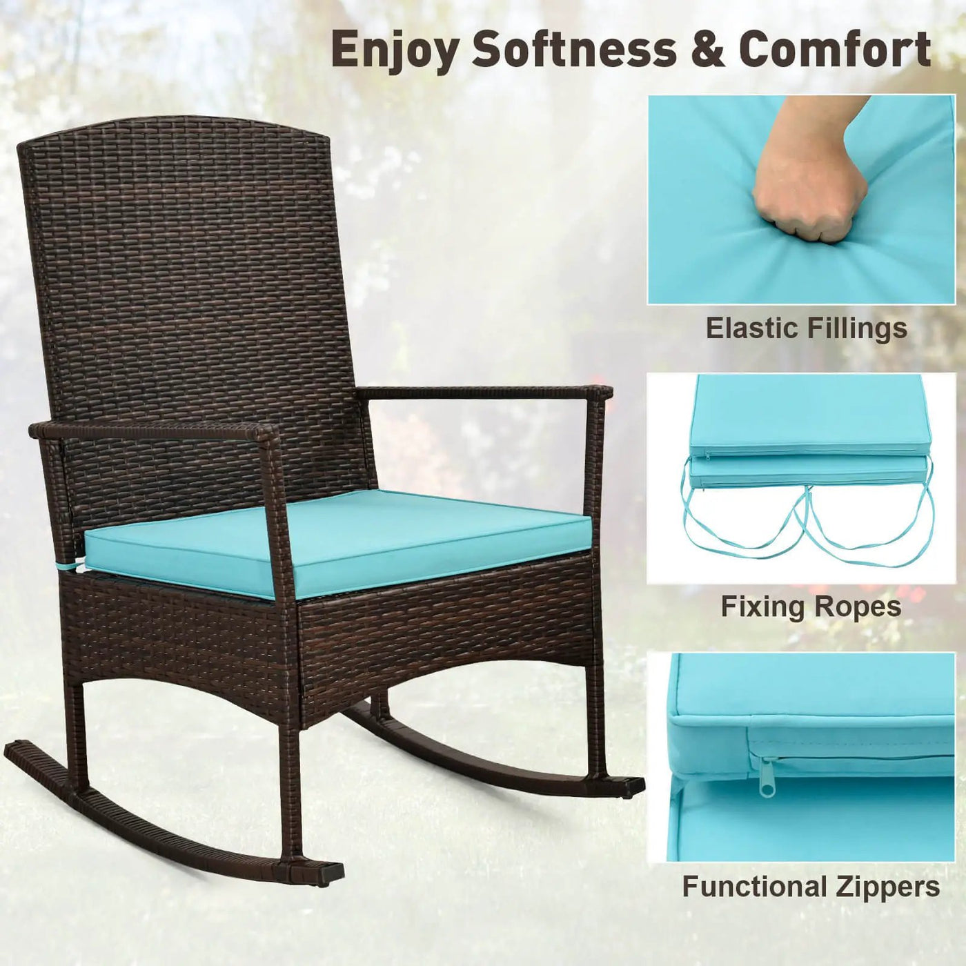 3 Piece Patio Rocking by DirectDeals