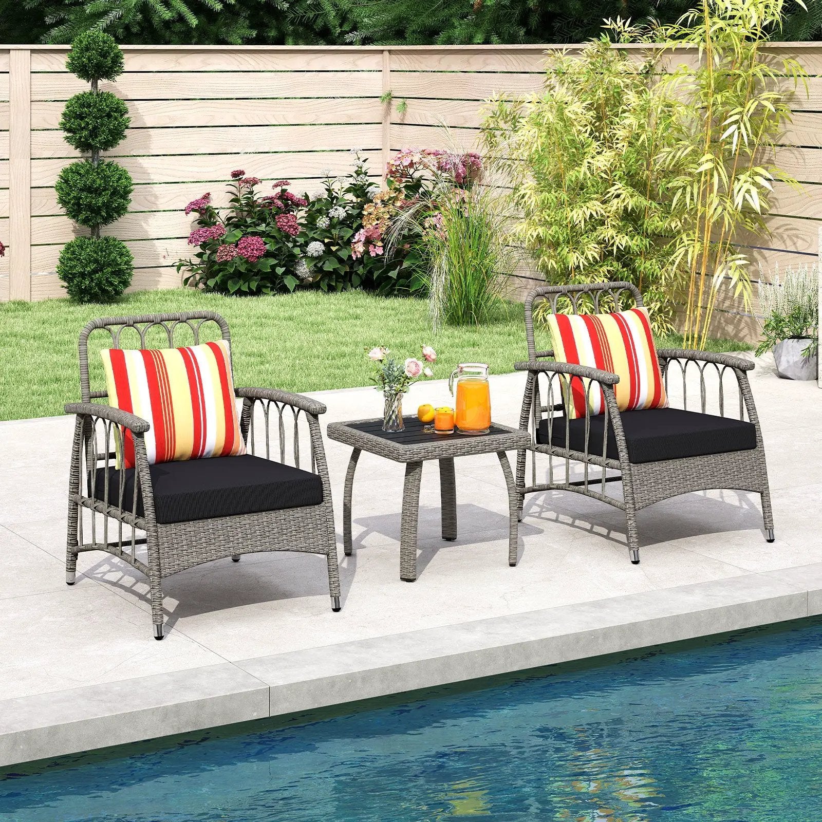 10 Feet Patio Cantilever Umbrella with Easy Tilt Adjustment by DirectDeals
