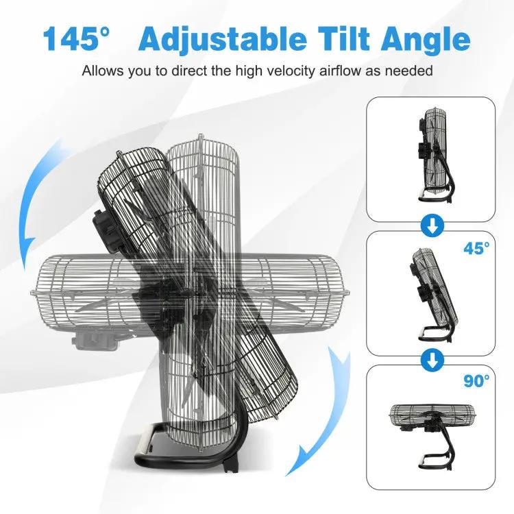 Tilt Floor Fan – 3-Speed by DirectDeals