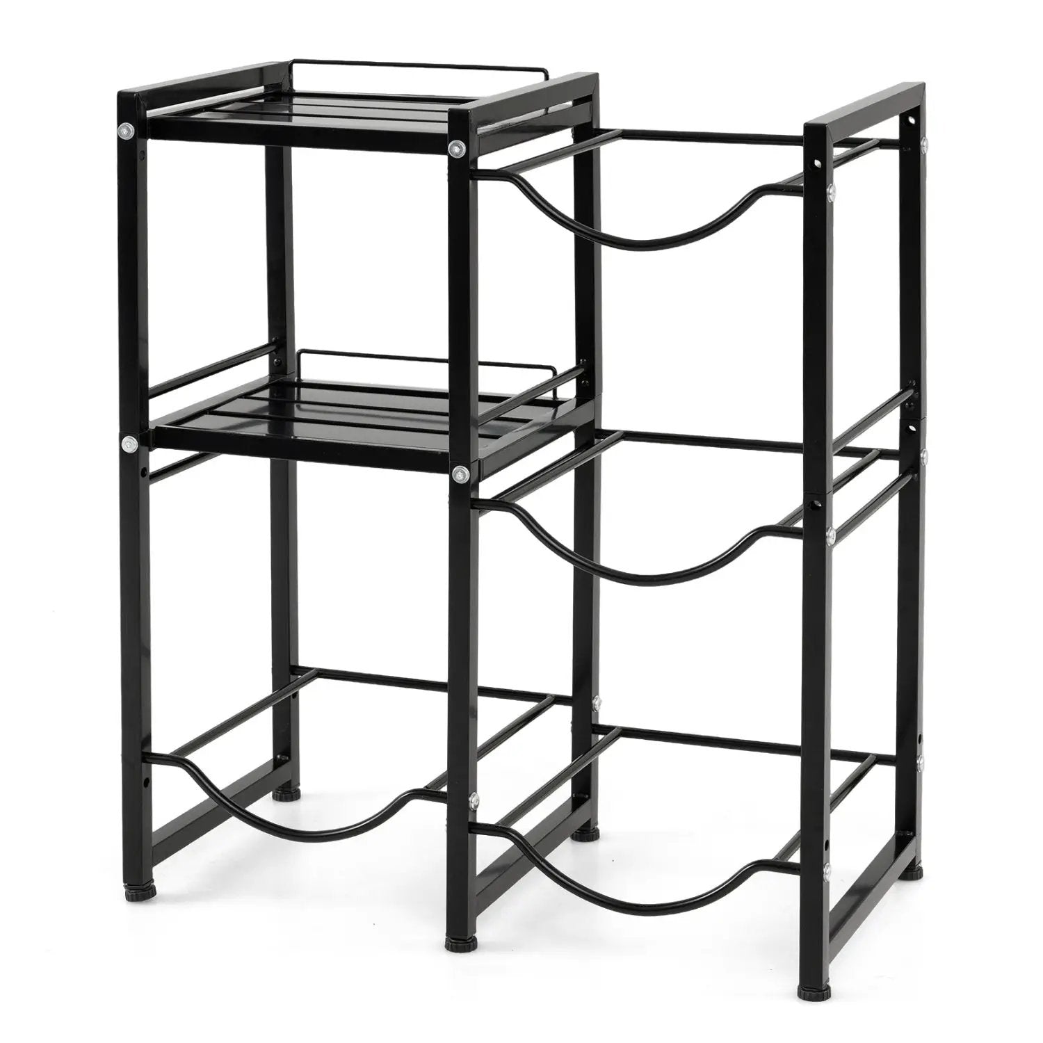3-Tier Water Jug Holder with Shelves - 5 Gallon Capacity by DirectDeals