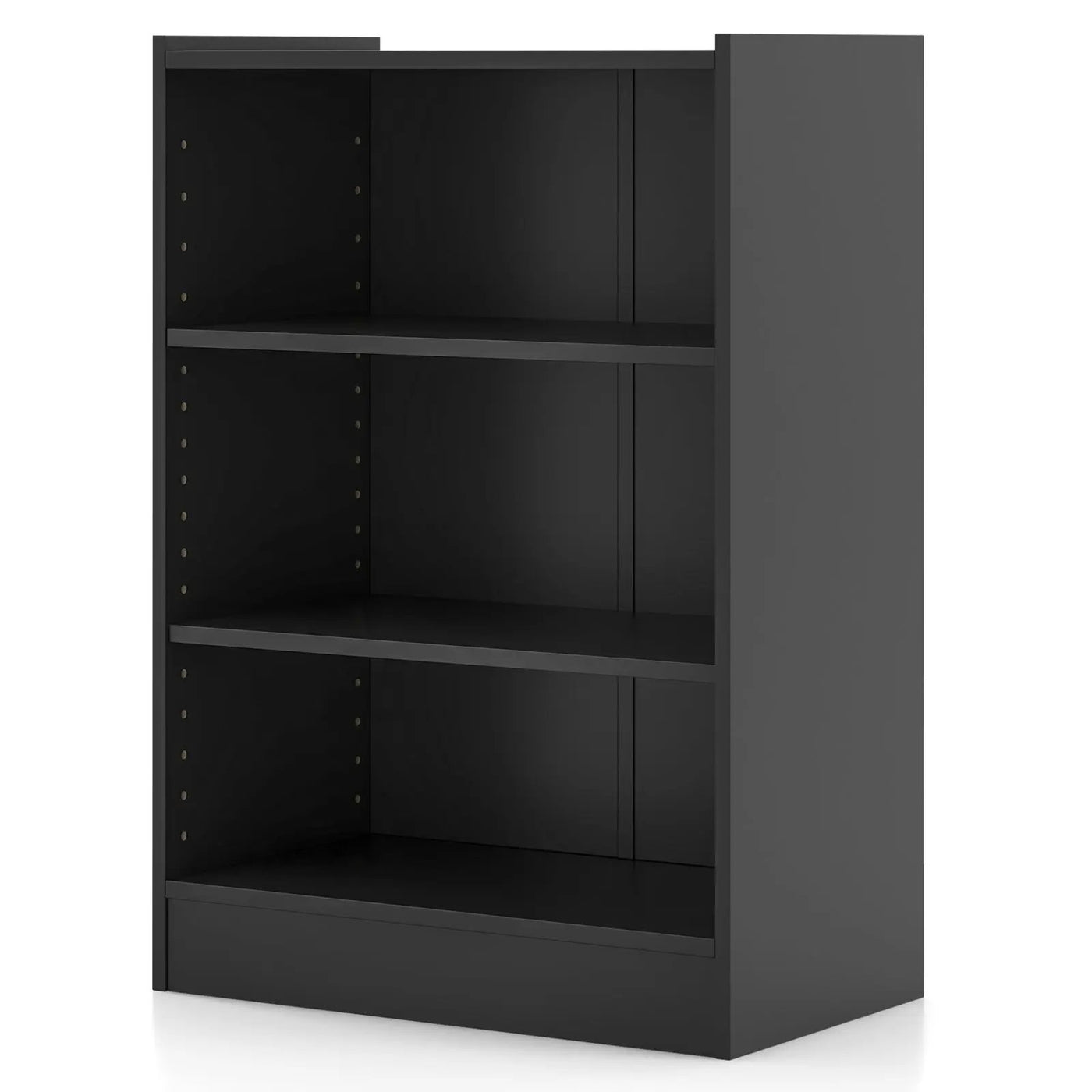 3-Tier Bookcase Open Display Rack Cabinet with Adjustable Shelves by DirectDeals