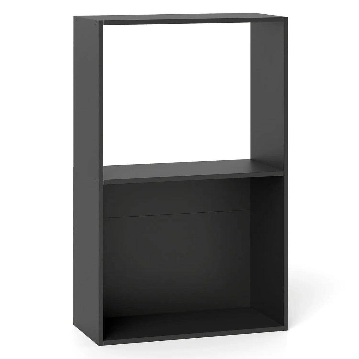 3-Tier Bookshelf with Open Storage Compartments by DirectDeals