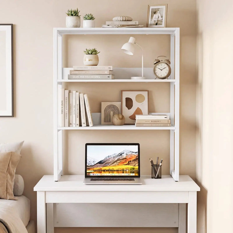 3-Tier Countertop Storage Hutch with Open Shelves by DirectDeals