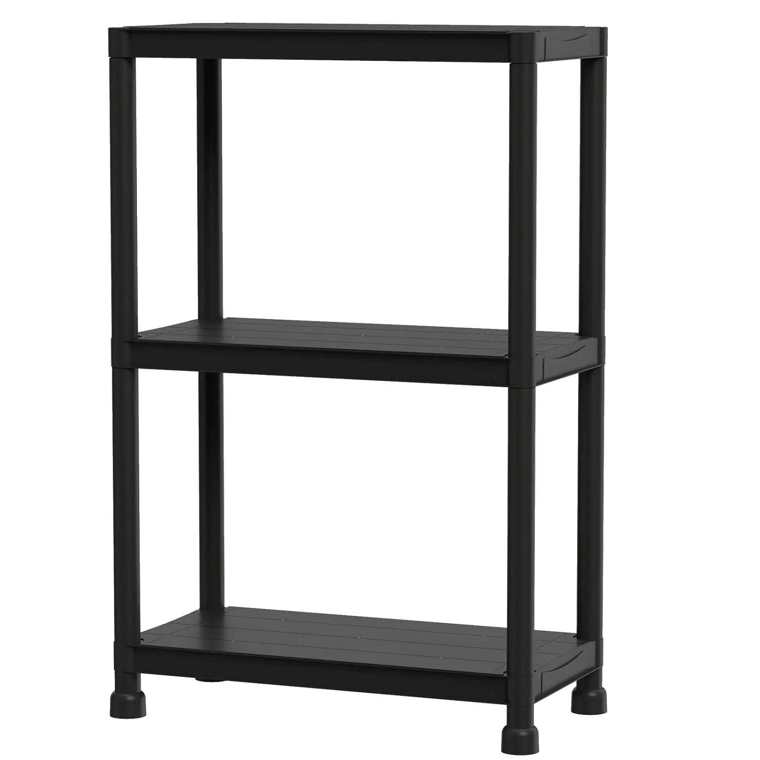 4-Tier Heavy-Duty Plastic Storage Shelves Freestanding Garage Shelving Unit by DirectDeals