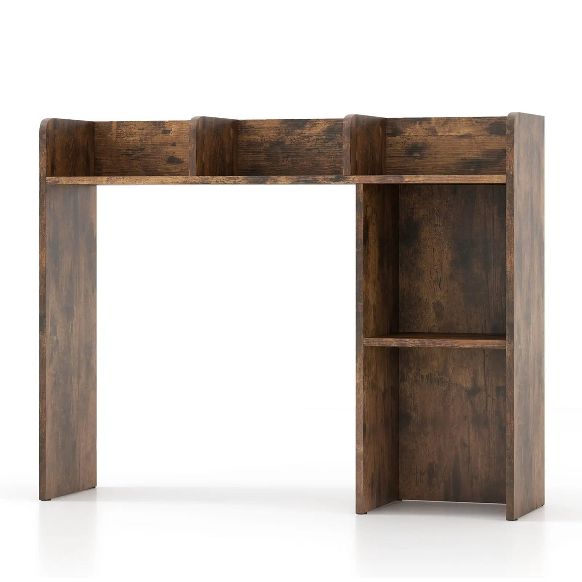 3-Tier Multipurpose Desk Bookshelf with 4 Shelves by DirectDeals