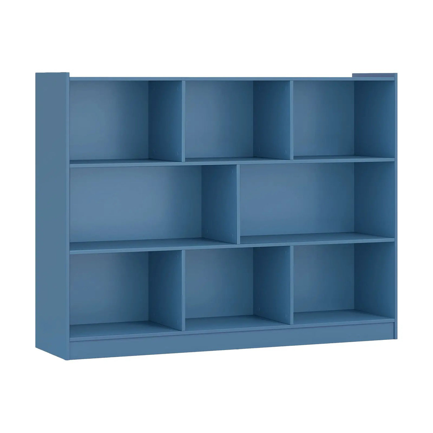 3-Tier Open Bookcase 8-Cube Floor Standing Storage Shelves by DirectDeals