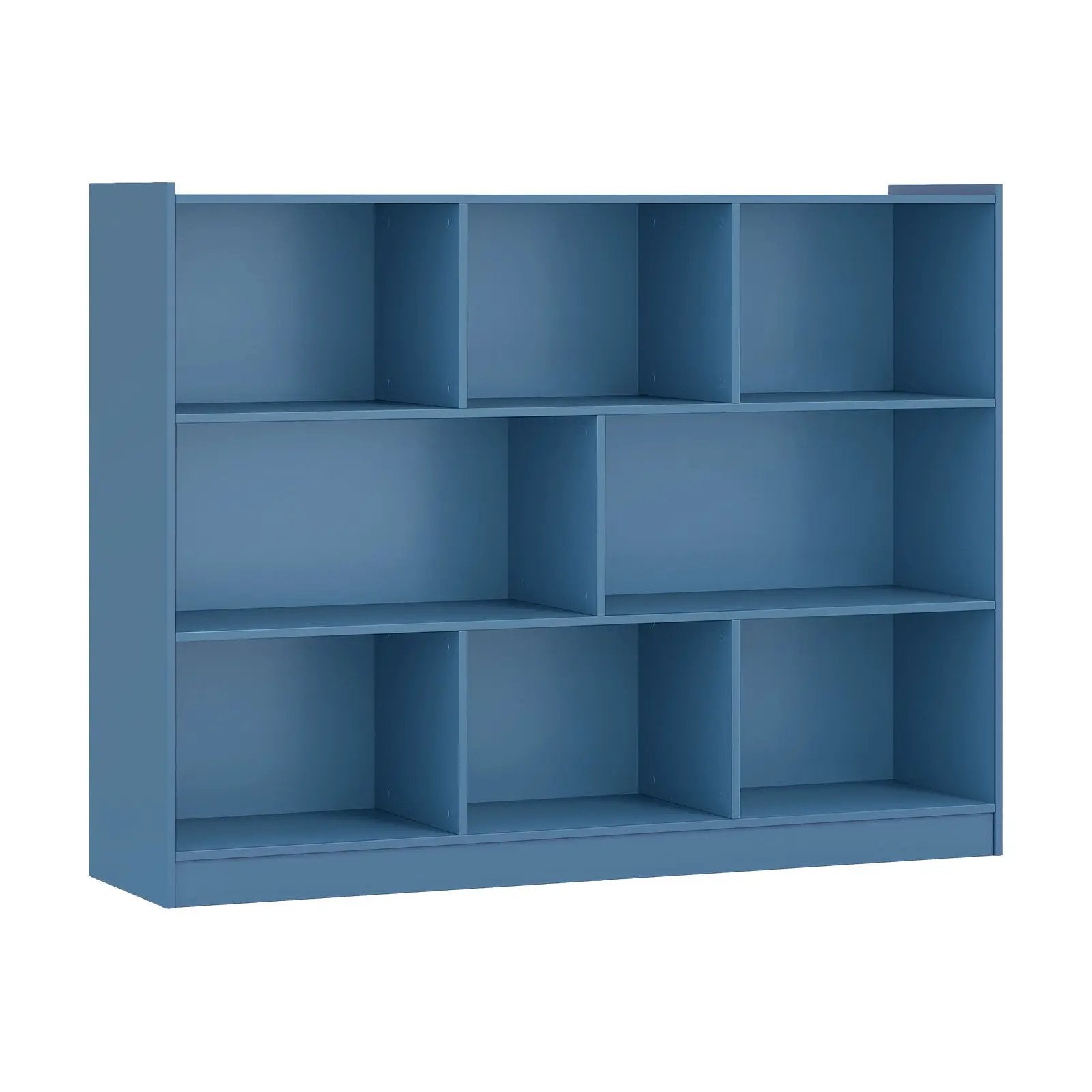 3-Tier Open Bookcase 8-Cube Floor Standing Storage Shelves by DirectDeals