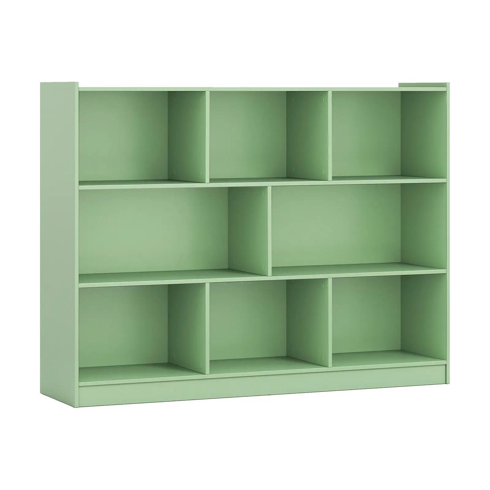 3-Tier Open Bookcase 8-Cube Floor Standing Storage Shelves by DirectDeals