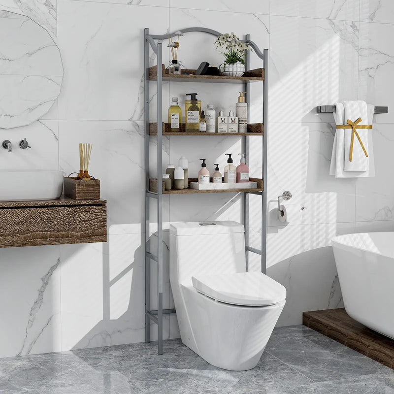 3-Tier Over-The-Toilet Bathroom Spacesaver Storage Rack by DirectDeals