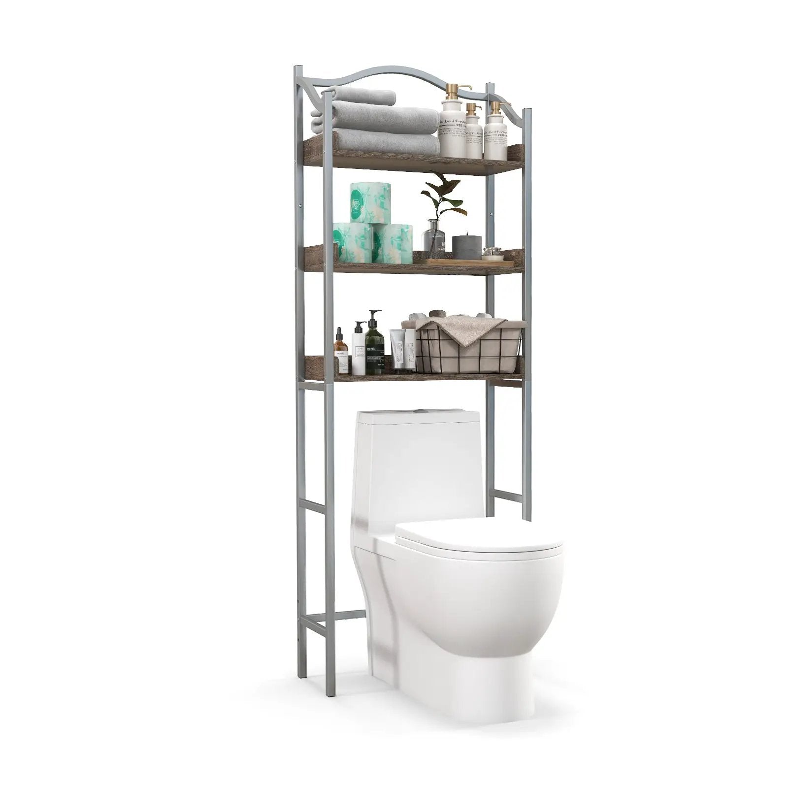 3-Tier Over-The-Toilet Bathroom Spacesaver Storage Rack by DirectDeals
