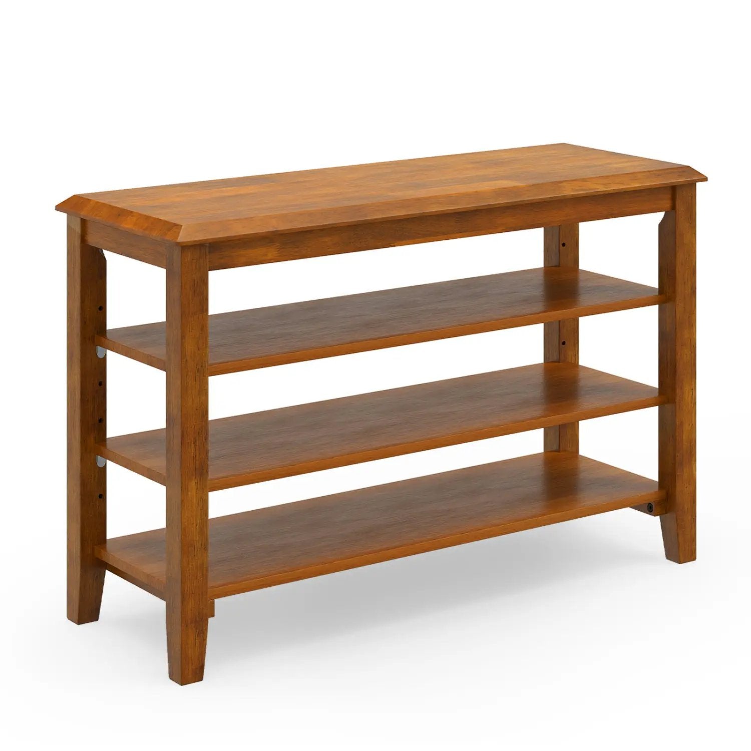 3-Tier Shoe Rack Bench with Adjustable Shelves for Entryway and Living Room by DirectDeals