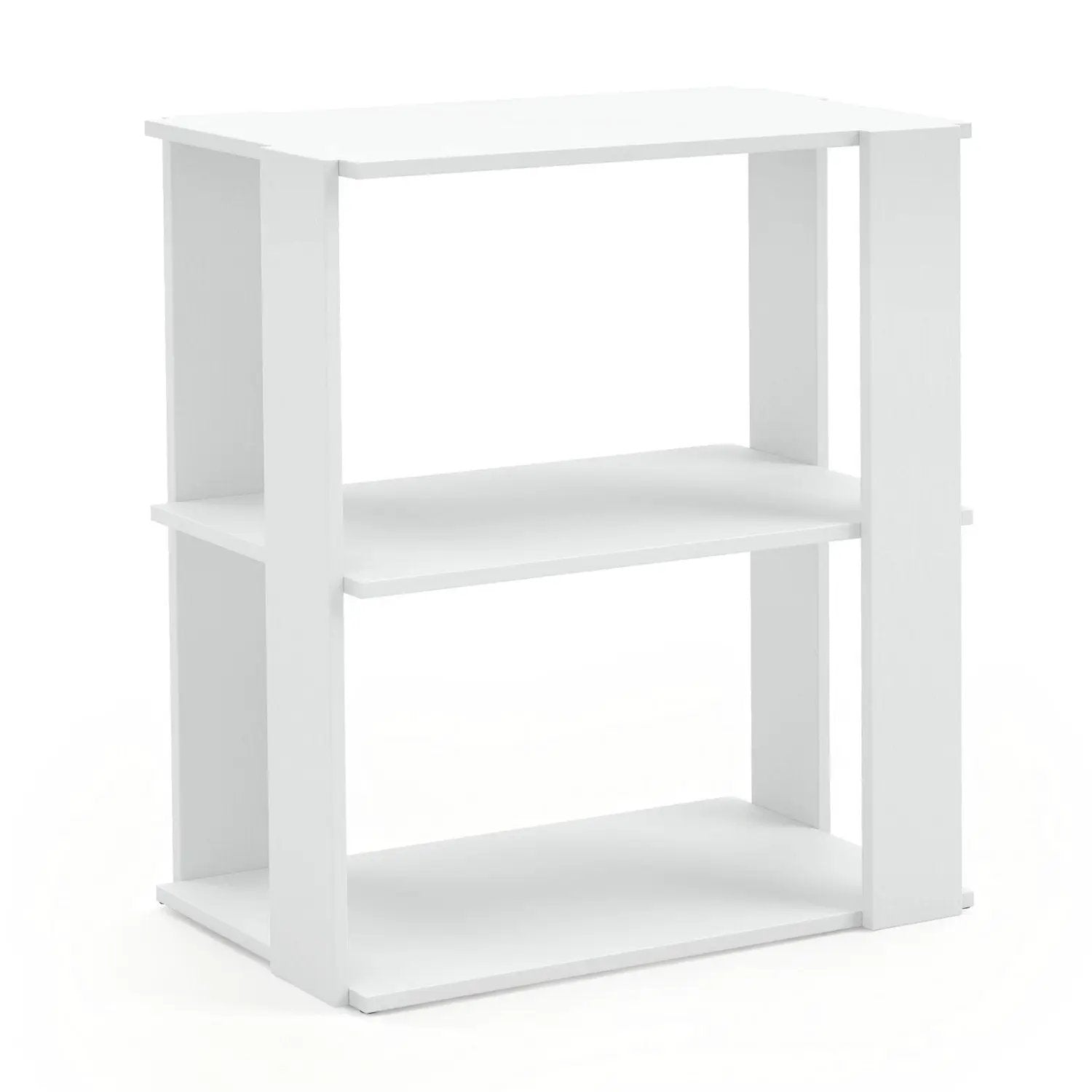 3-Tier Stackable Shoe Rack Set of 2 - White by DirectDeals