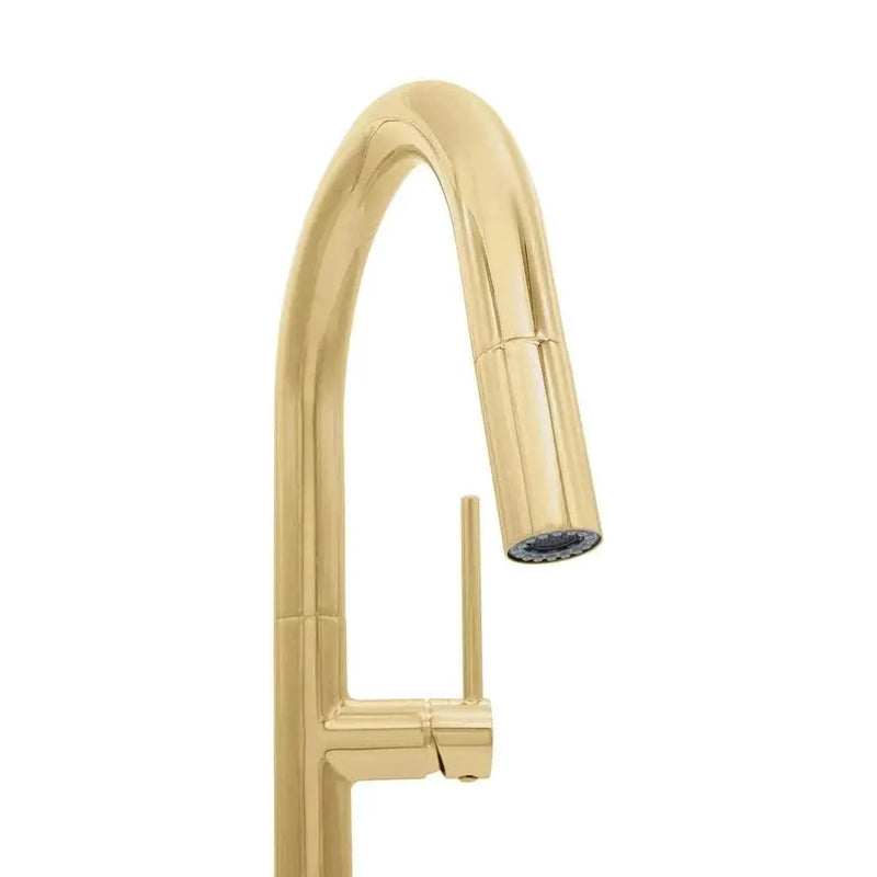 ZLINE Voltaire Kitchen Faucet, Polished Gold, VLT-KF-PG by Farmhouse Kitchen and Bath