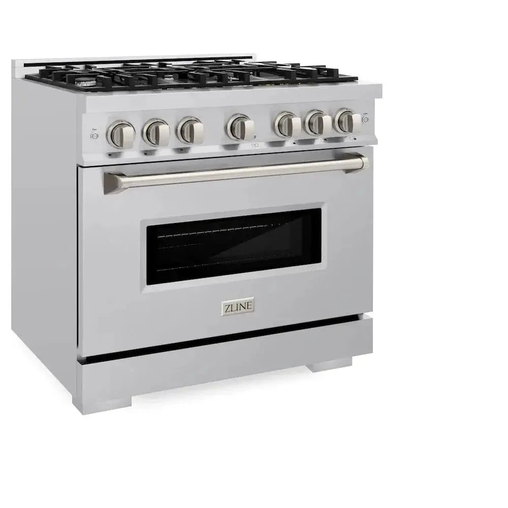ZLINE 36"Classic Gas Range, Convection Gas Oven, Stainless Steel, CGR36 by Farmhouse Kitchen and Bath
