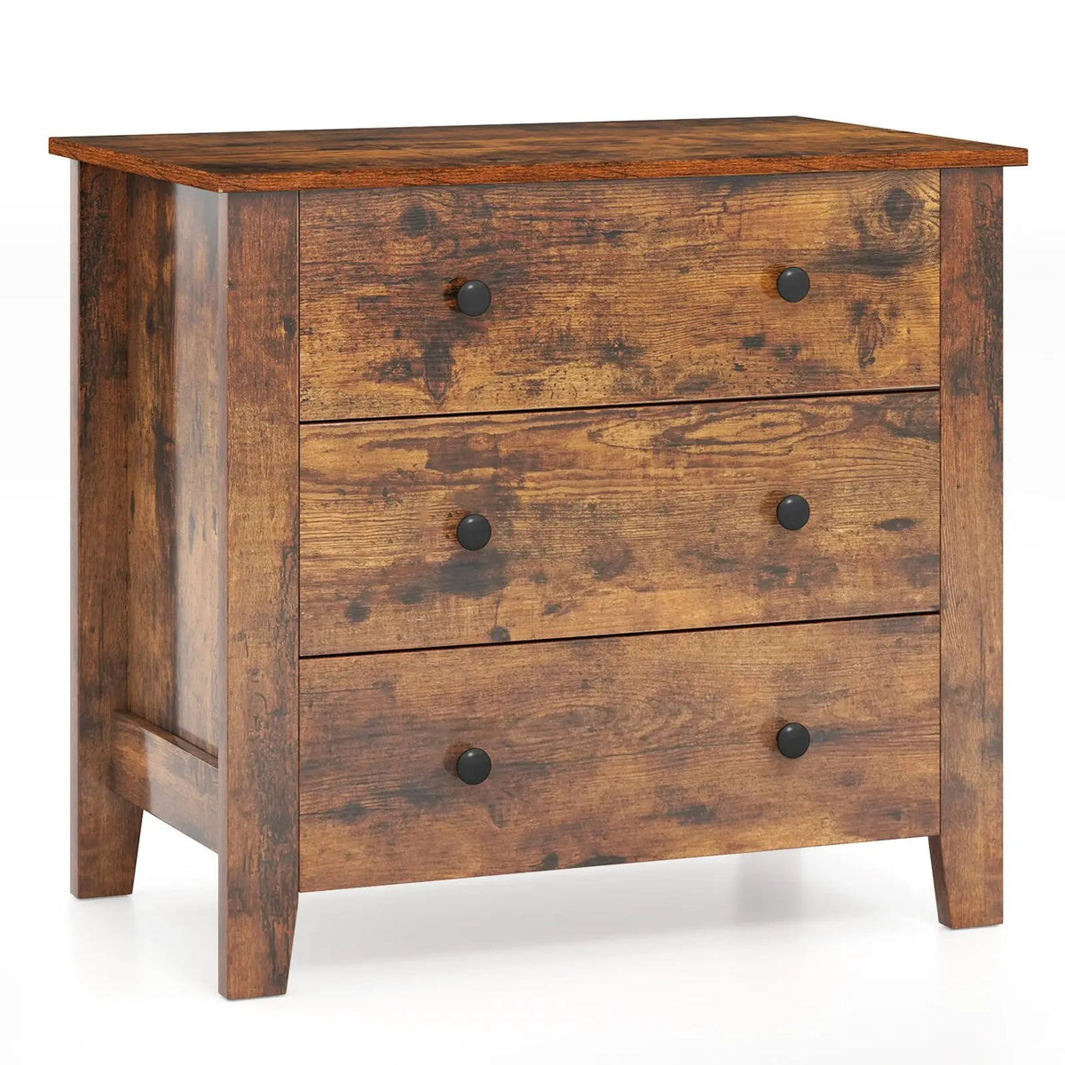 3 Drawer Dresser Chest of Drawers Bedside Table by DirectDeals