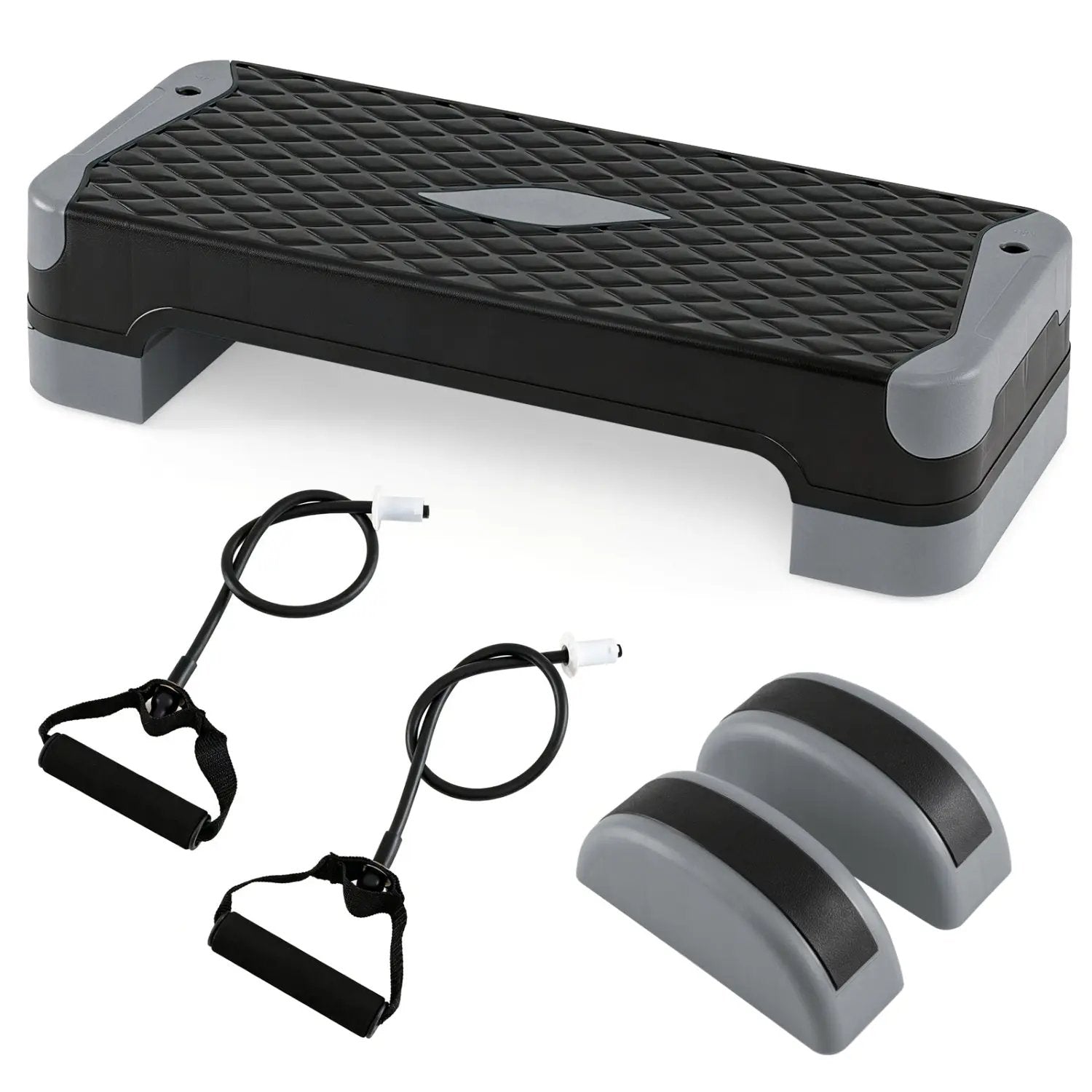 3-in-1 Aerobic Step Platform with Risers and Balance Trainers by DirectDeals