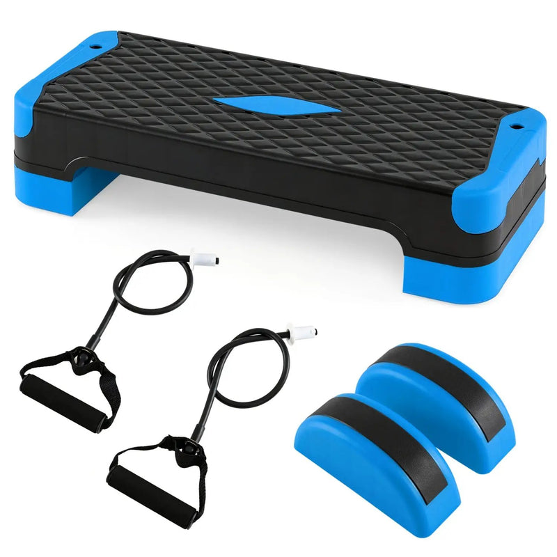 3-in-1 Aerobic Step Platform with Risers and Balance Trainers by DirectDeals
