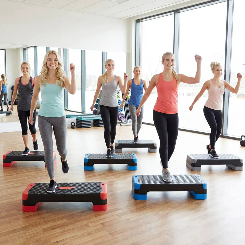 3-in-1 Aerobic Step Platform with Risers and Balance Trainers by DirectDeals