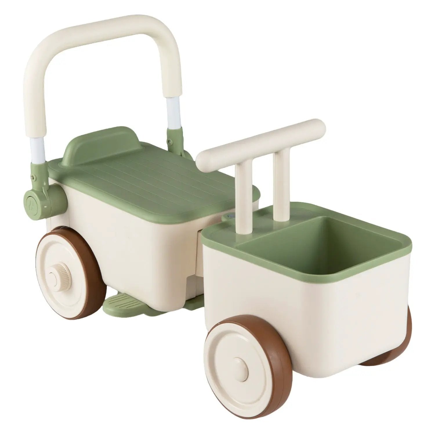 3-in-1 Kids Ride On Push Car with Rope and Storage Basket by DirectDeals