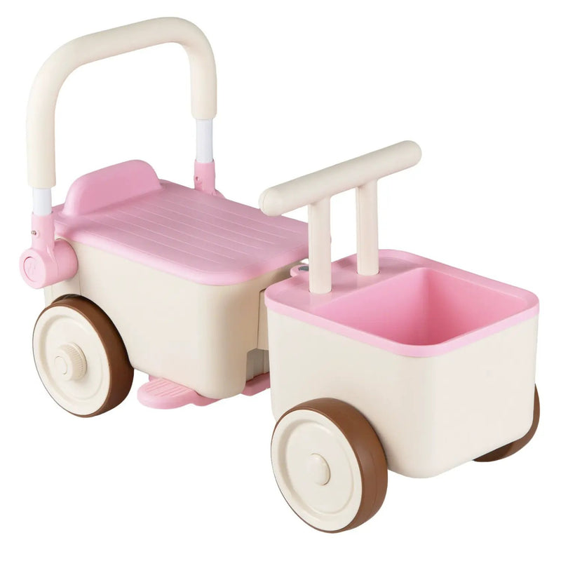 3-in-1 Kids Ride On Push Car with Rope and Storage Basket by DirectDeals