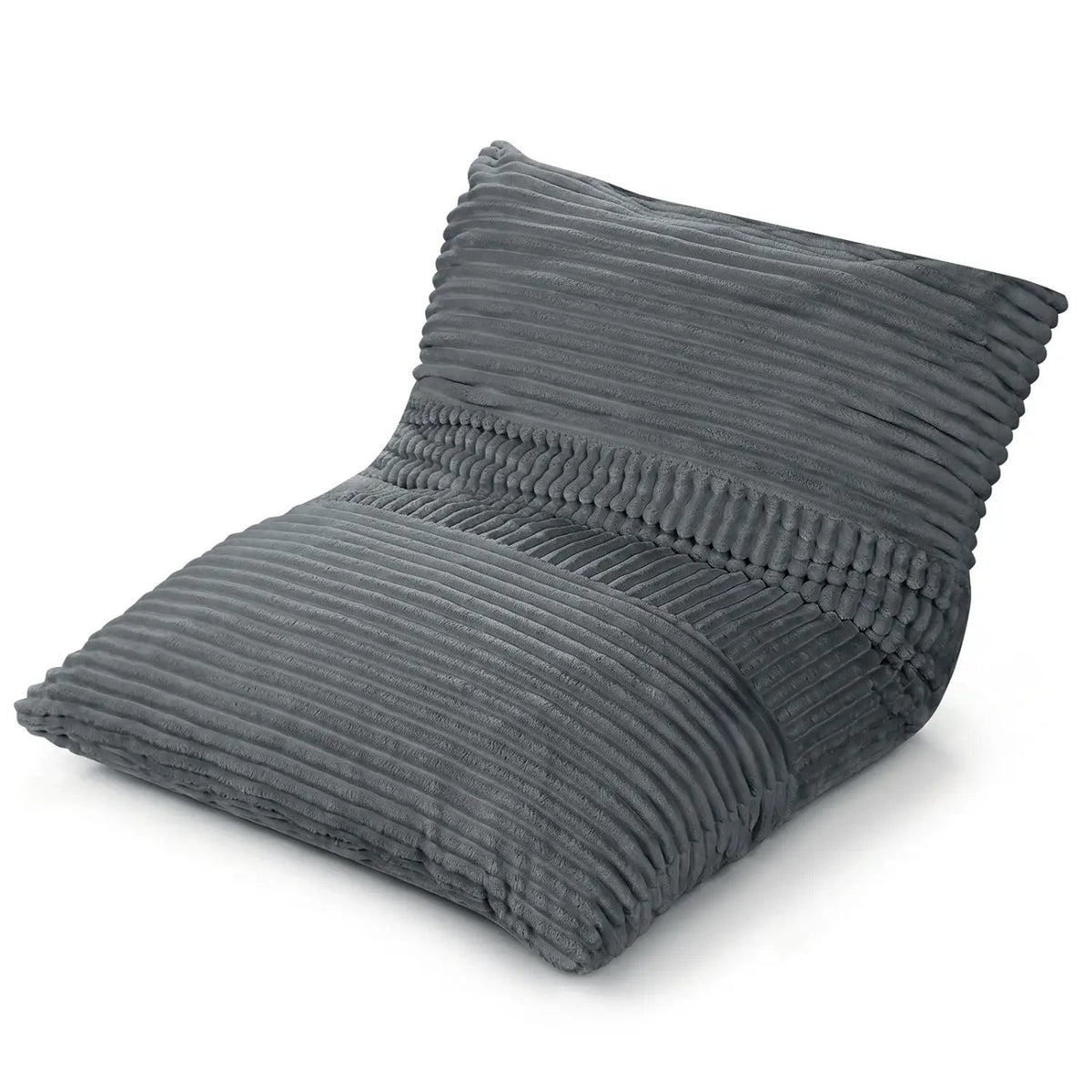 3-in-1 Convertible Bean Bag Chair with Corduroy Fabric by DirectDeals