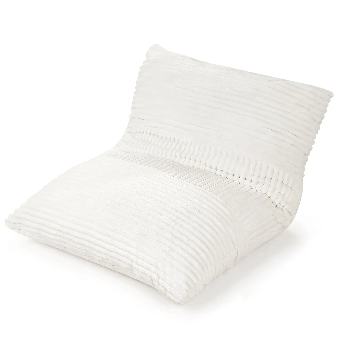 3-in-1 Convertible Bean Bag Chair with Corduroy Fabric by DirectDeals