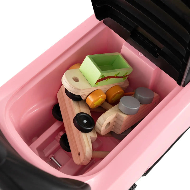 3 in 1 Push Car with Removable Handle and Guardrail for Kids 18-36 Months Old by DirectDeals