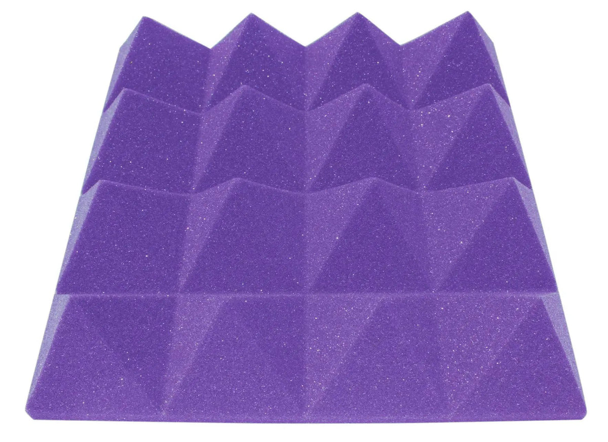 3 Inch Acoustic Foam Pyramid Style Panels - 13 Color Options by SoundAssured