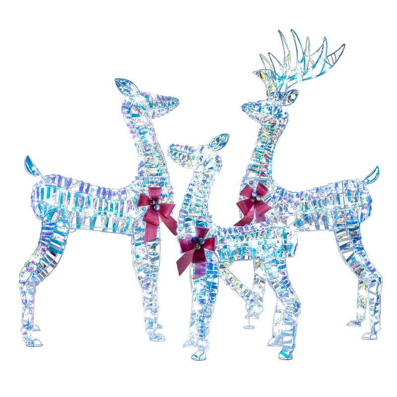 3-Piece Large Lighted Christmas Reindeer Family by DirectDeals