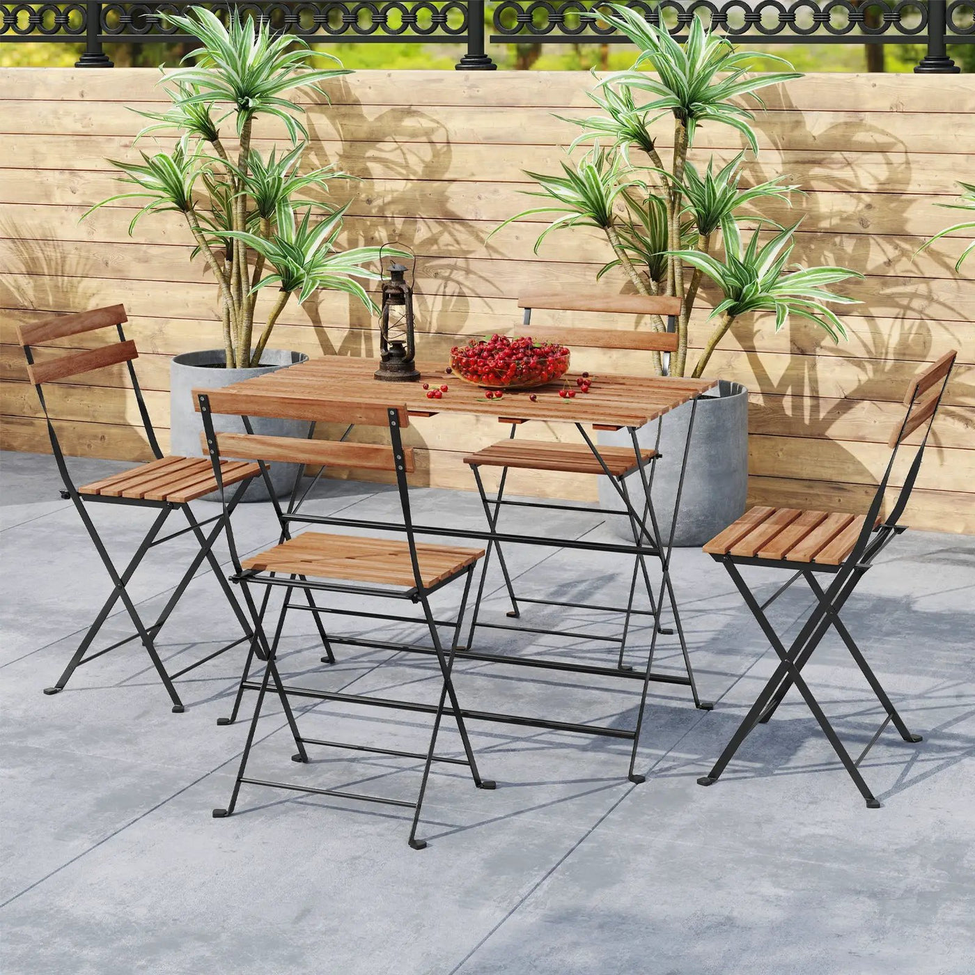 All-Weather Storage Box with Floor and Removable Shelf for Patio and Lawn by DirectDeals