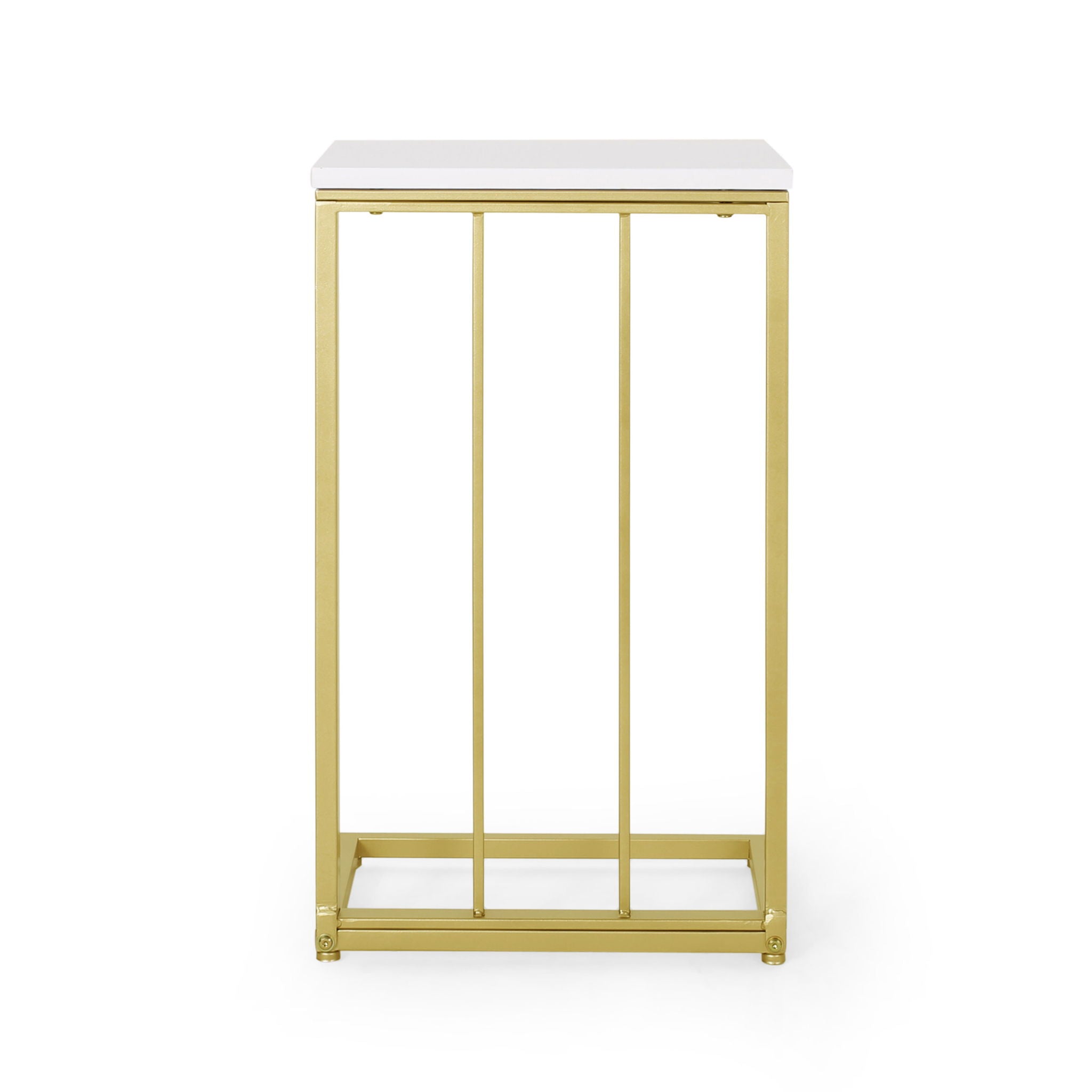 Modern Glam C-Shape End Table by HouseOfZazla
