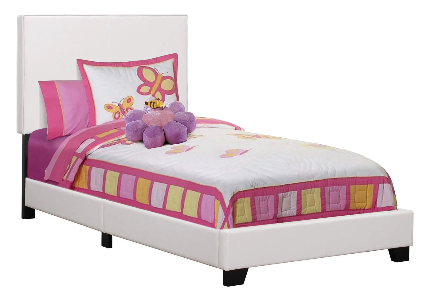 Bed, Upholstered, Transitional by HouseOfZazla