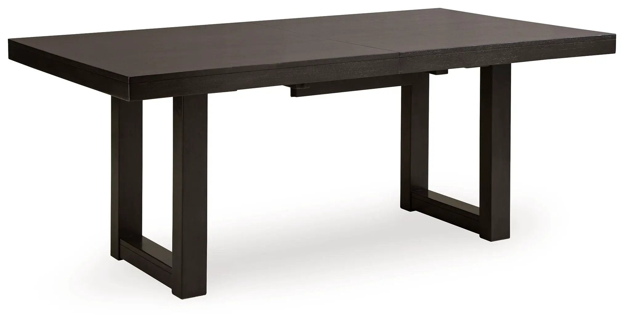 Neymorton - Rectangular Dining Room Butterfly Extension Table - Dark Grayish Brown by Unique Piece Furniture