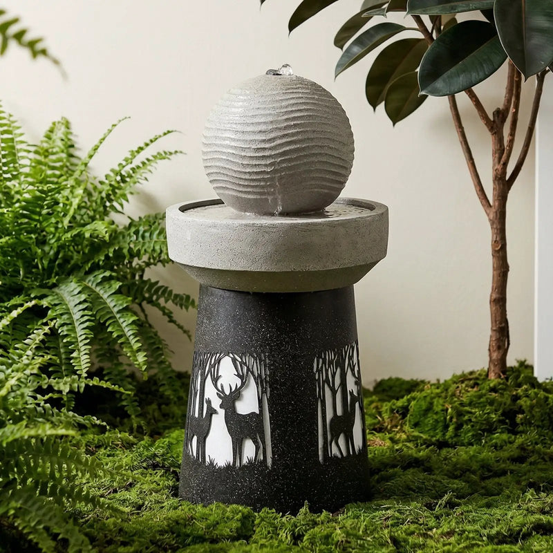 Outdoor Garden Lantern with Warm LED Light by HouseOfZazla