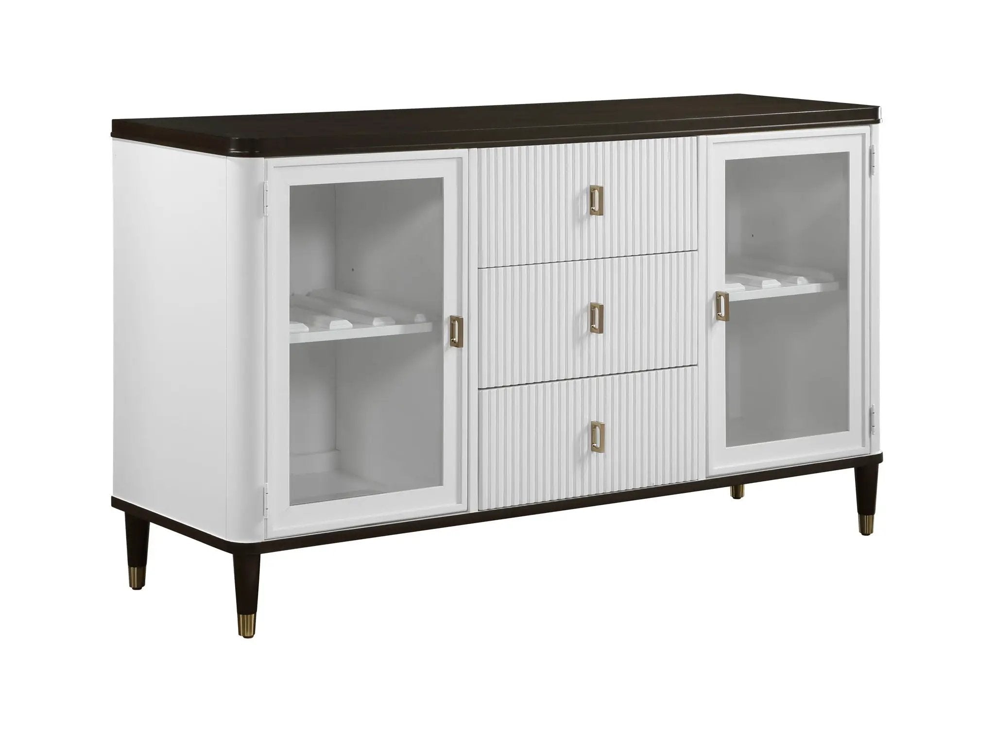 Carene Server Brown / White by HouseOfZazla