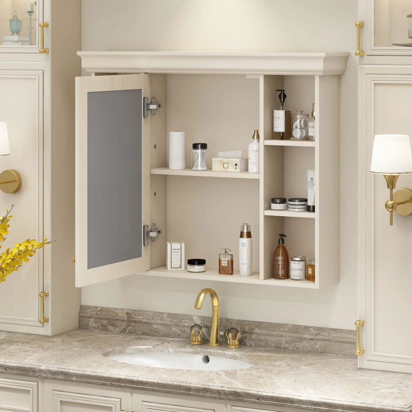 Wall Mounted Bathroom Storage Cabinet With Mirror Door by HouseOfZazla