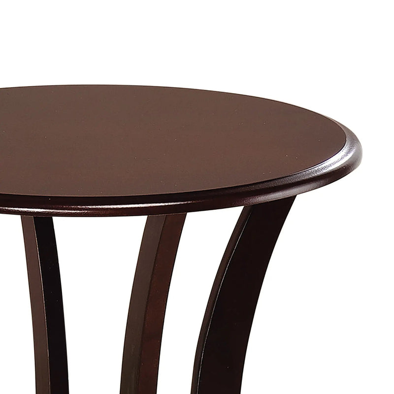 Round Accent Table - Cherry by HouseOfZazla