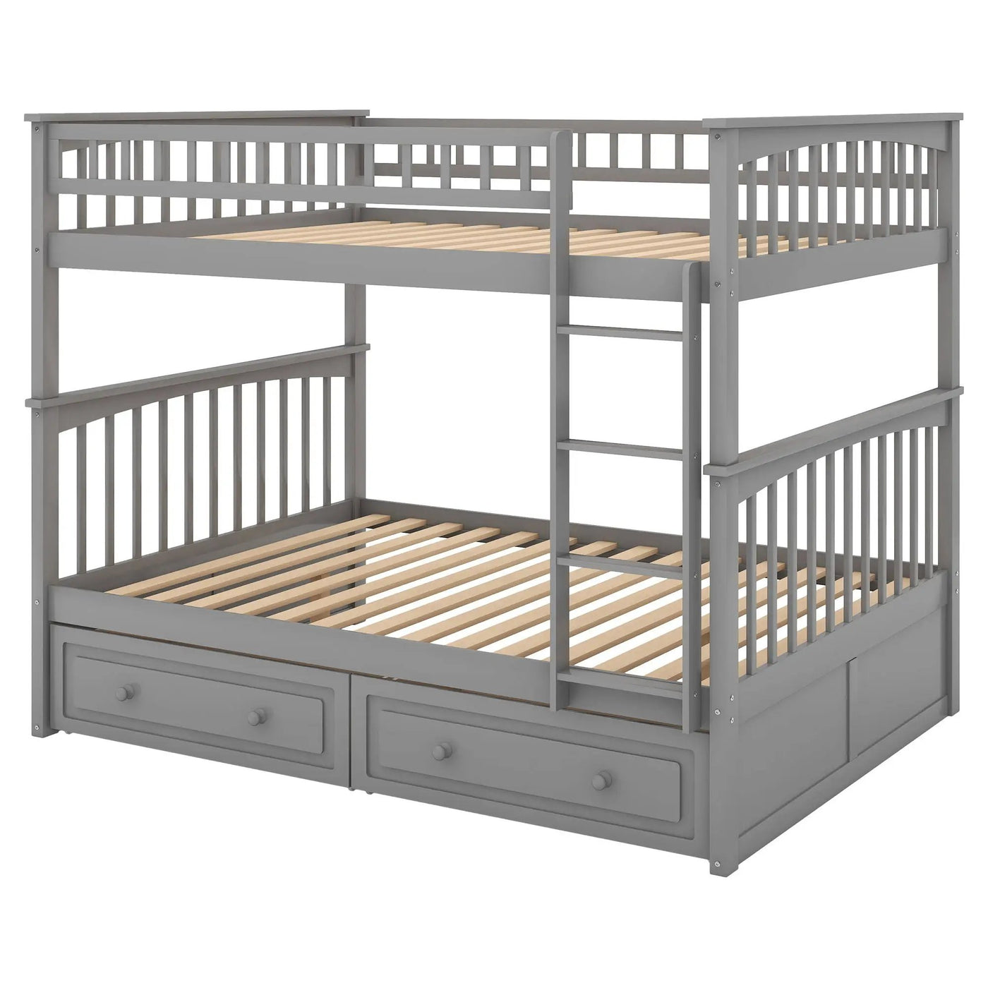 Bunk Bed With Drawers, Convertible Design by HouseOfZazla