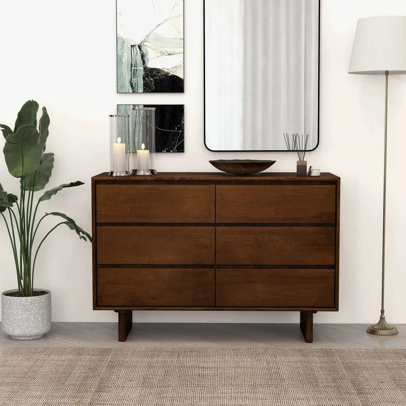 Dubrovnik - Dresser With 6 Drawers - Brown by HouseOfZazla