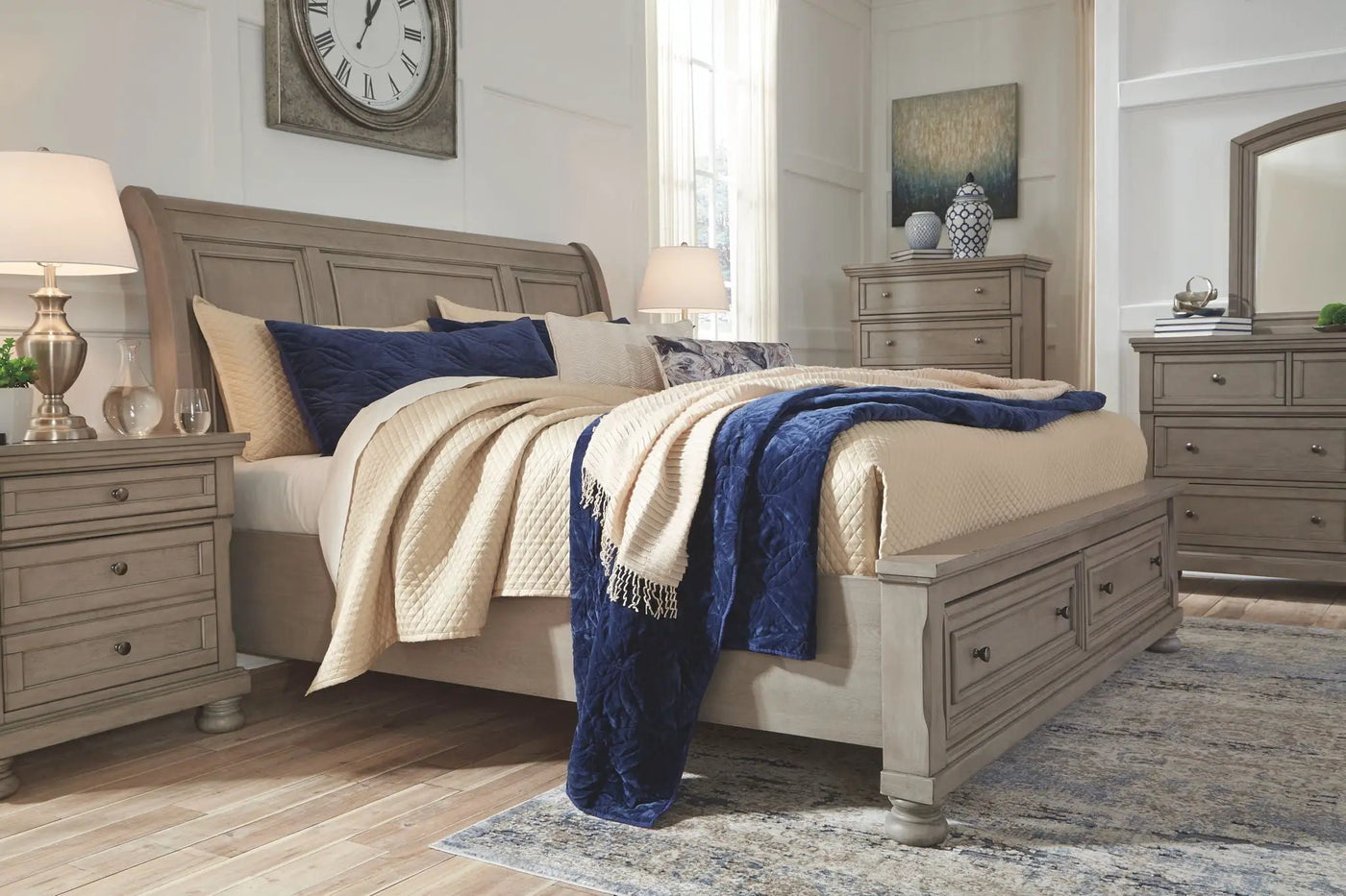 Lettner - Sleigh Bedroom Set by Unique Piece Furniture