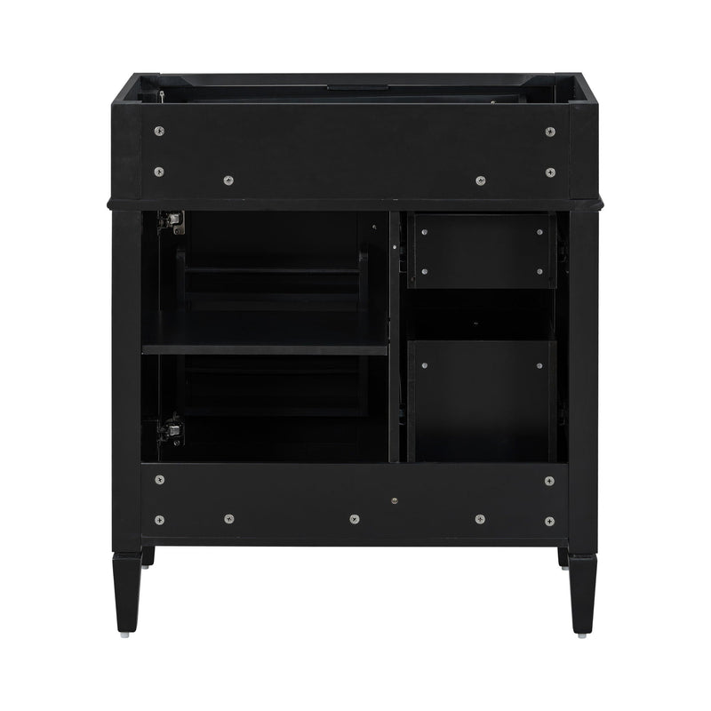 Bathroom Vanity With 2 Drawers And Tip-Out Drawer, Storage Cabinet