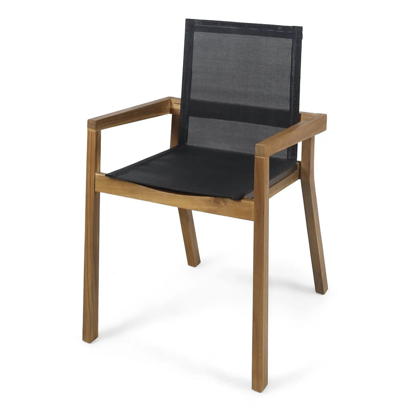 7 Pieces Acacia Wood Outdoor Dining Set by HouseOfZazla