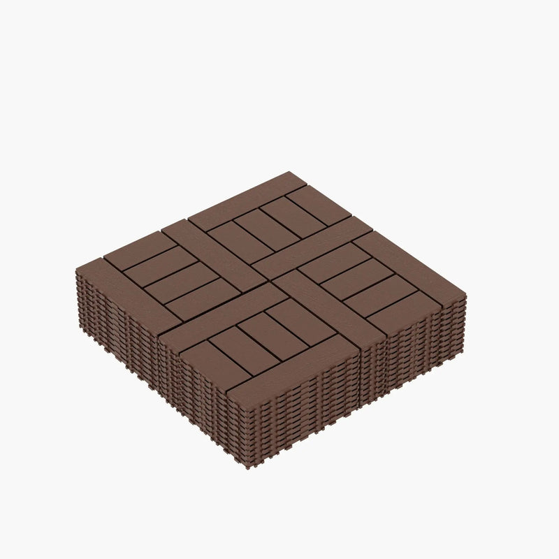 H Style Diy Module Interlocking Patio Deck Tiles by HouseOfZazla