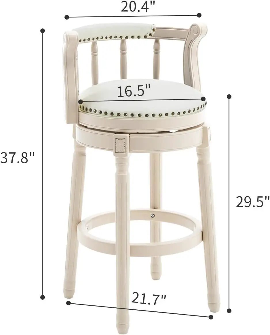 Wooden Bar Stool by Unique Piece Furniture