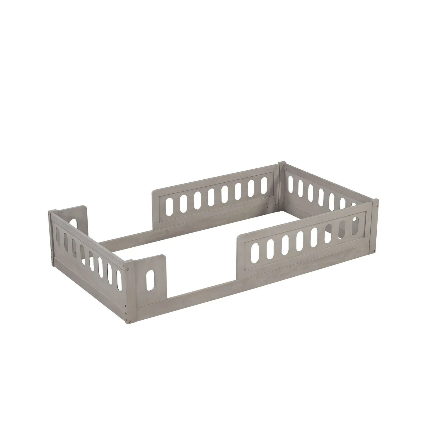 Platform Bed With Guardrail by HouseOfZazla