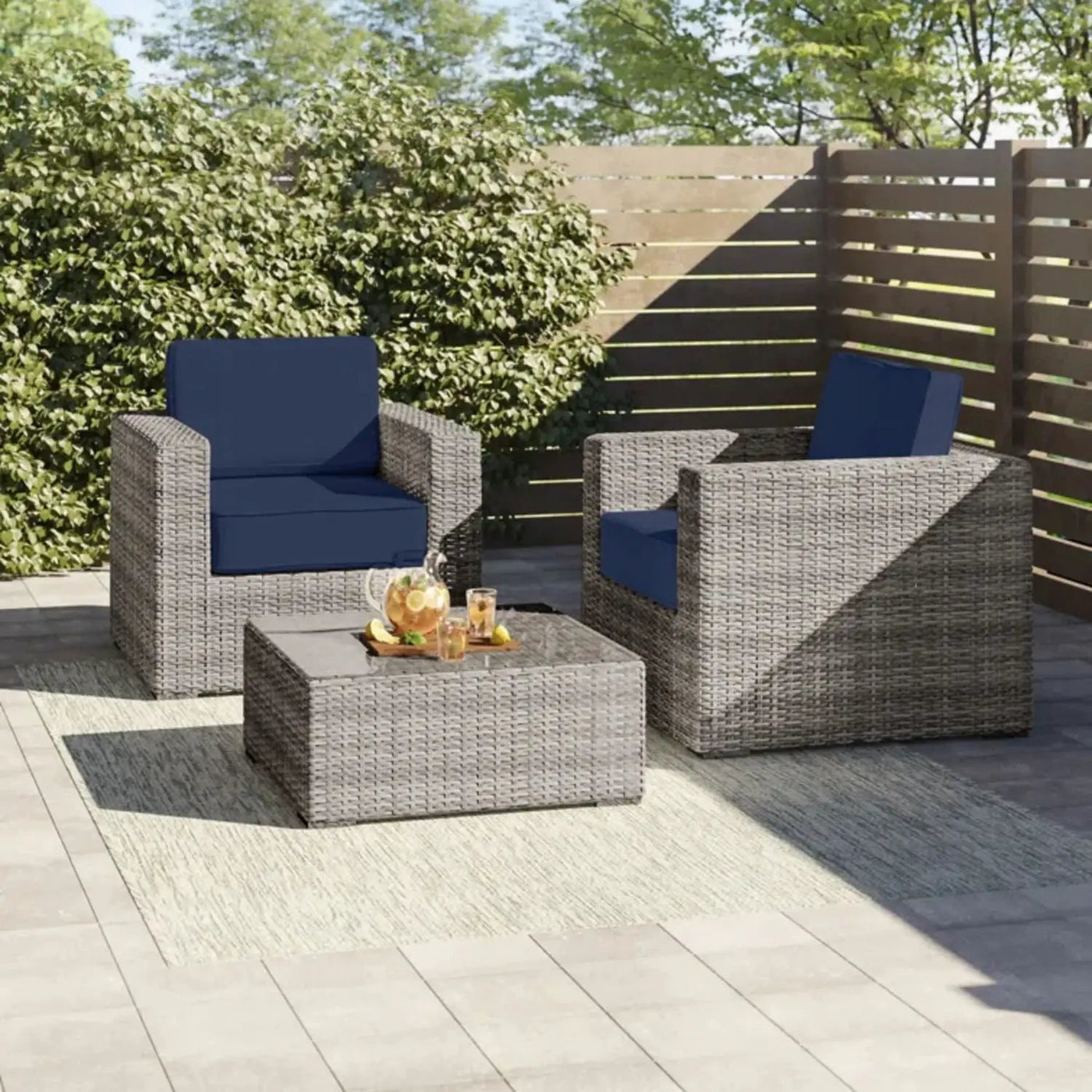 2 Person Seating Set With Cushions by Unique Piece Furniture