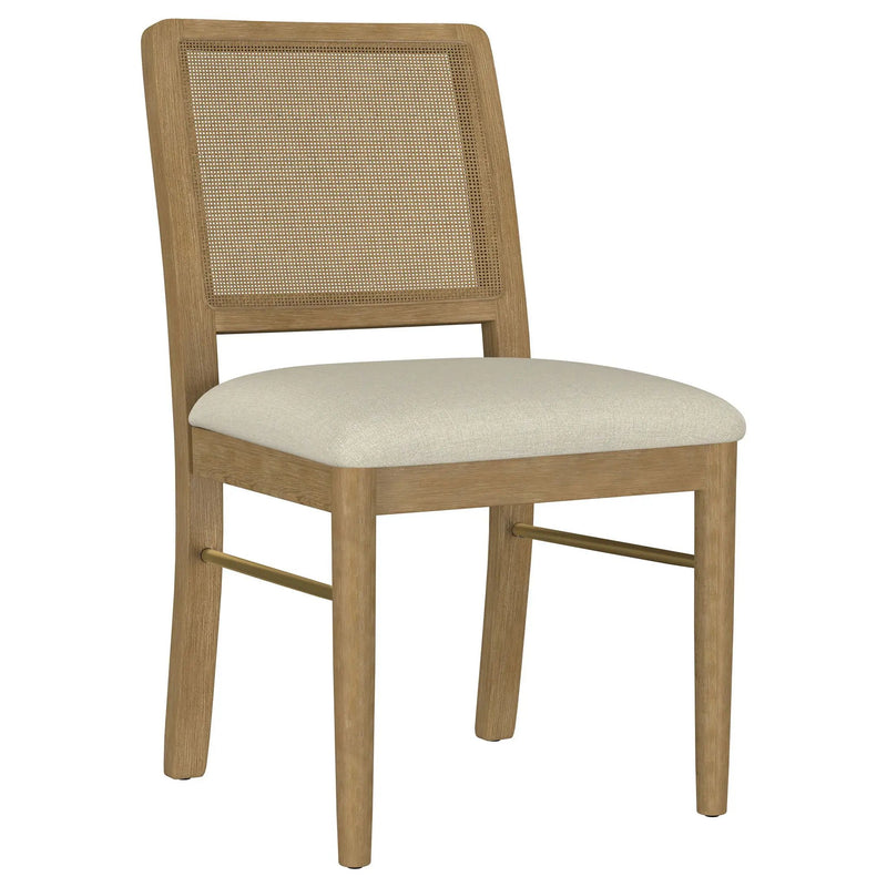 Arini Rattan Cane Dining Side Chair Sand Wash (Set of 2) by Unique Piece Furniture